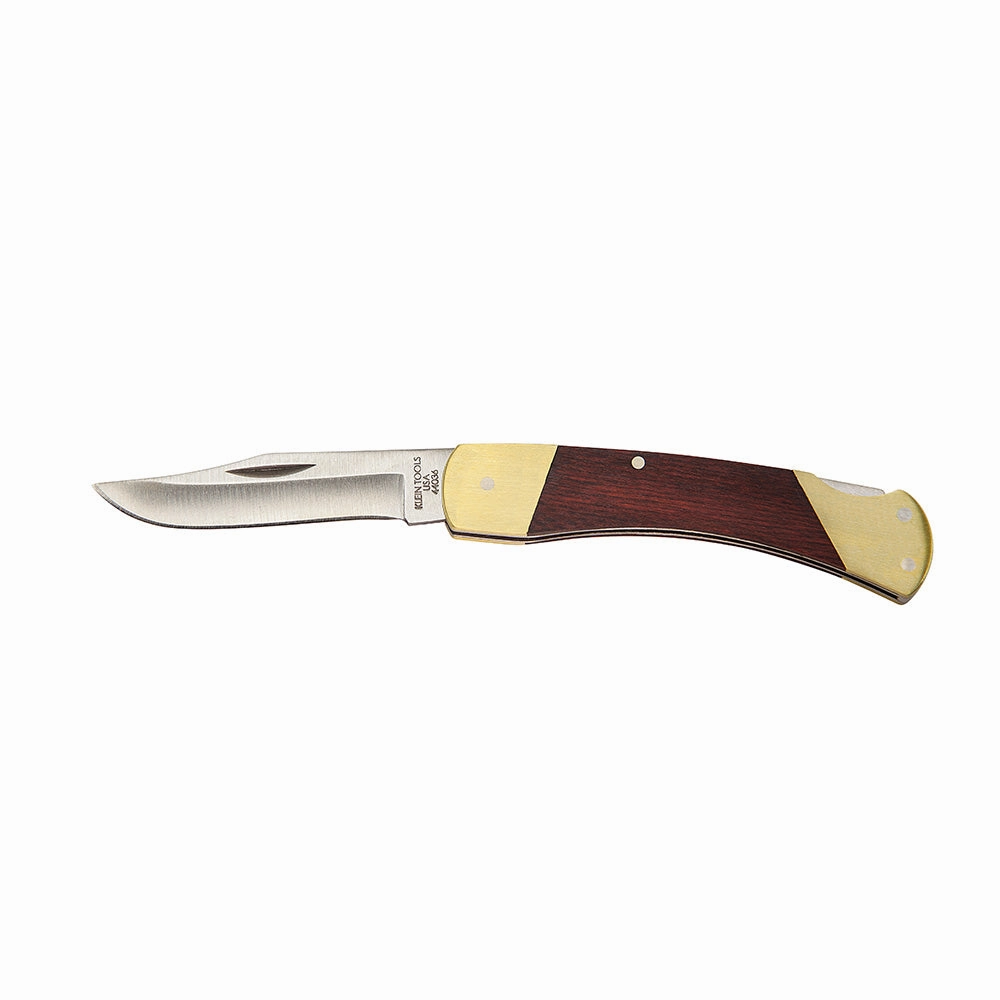 Klein Tools 44036 Sportsman Knife, 2-5/8-Inch Stainless Steel Clip Point Blade