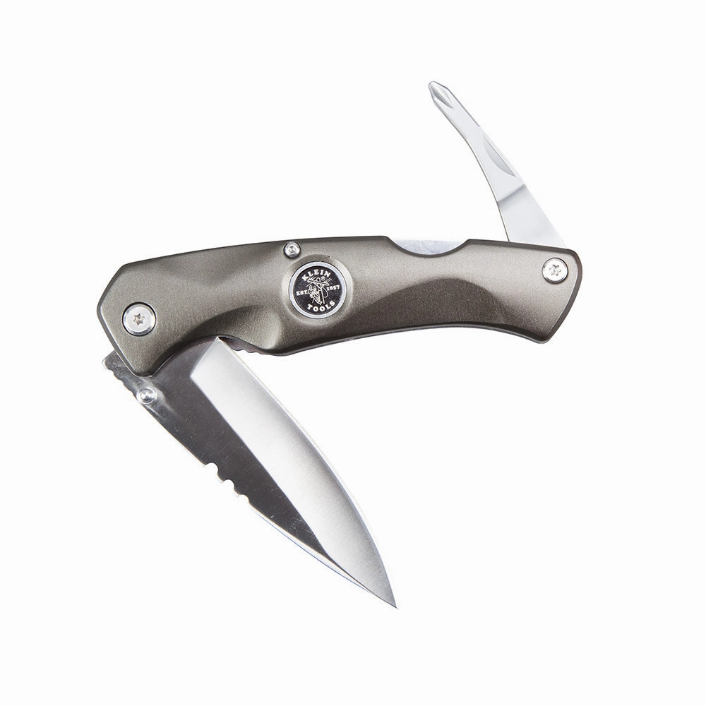Klein Tools 44217 Electrician's Pocket Knife w/#2 Phillips