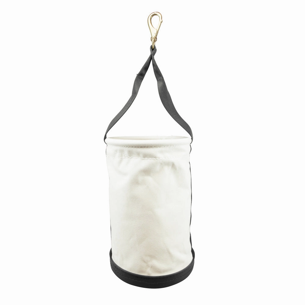 Klein Tools 5106S Straight Wall Bucket with Swivel Snap Hook