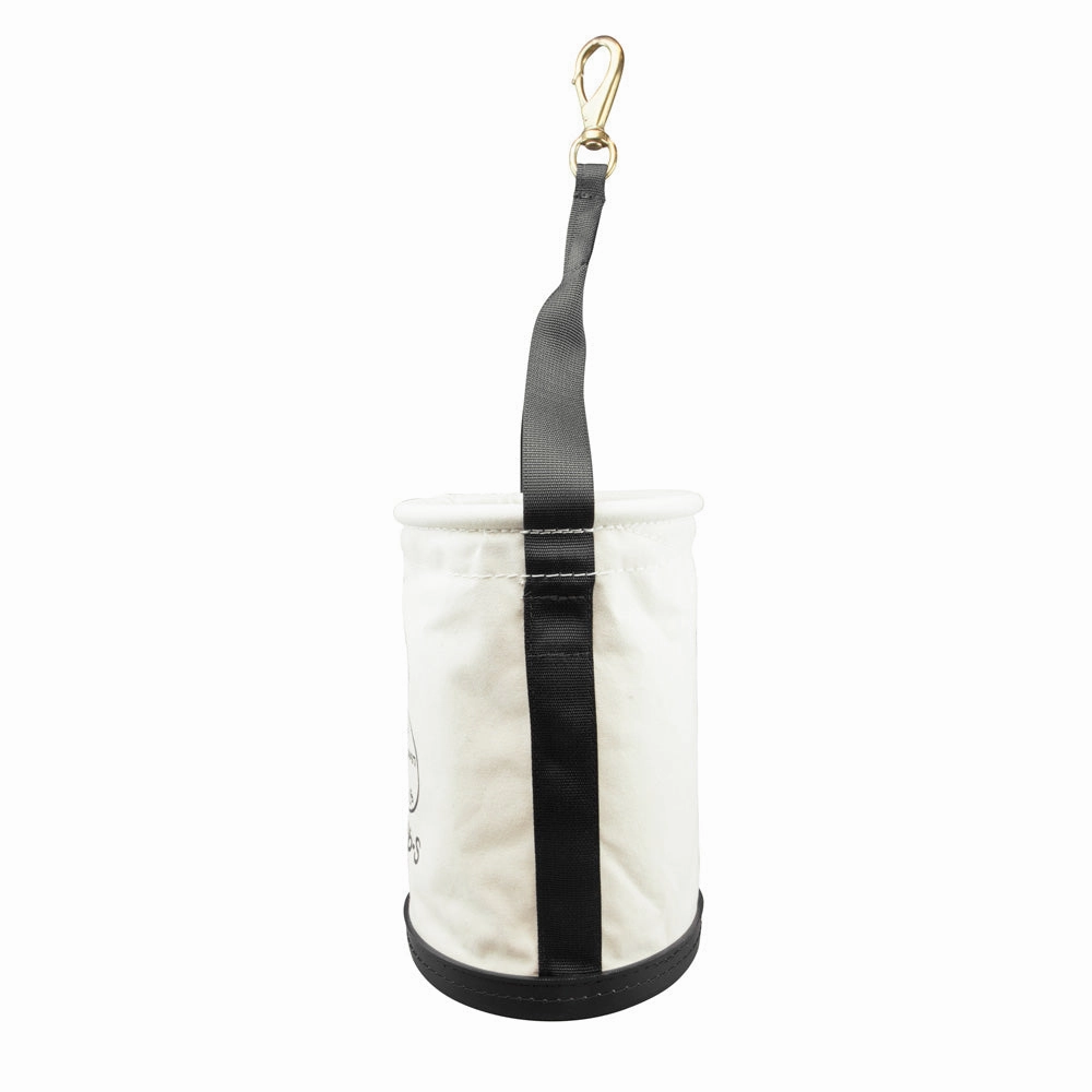 Klein Tools 5106S Straight Wall Bucket with Swivel Snap Hook