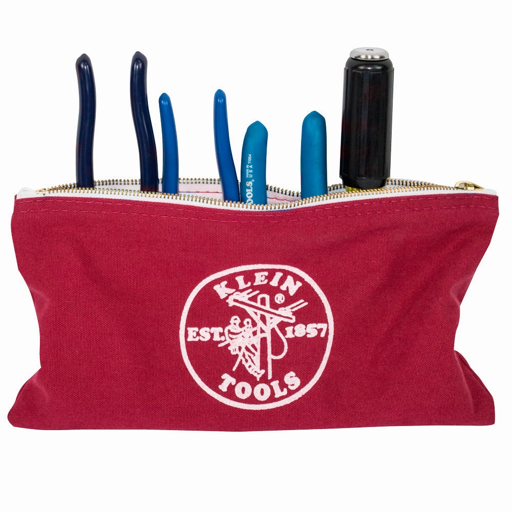 Klein Tools 5141 Canvas Bag 4 Pk Brown/Black/Gray/Red