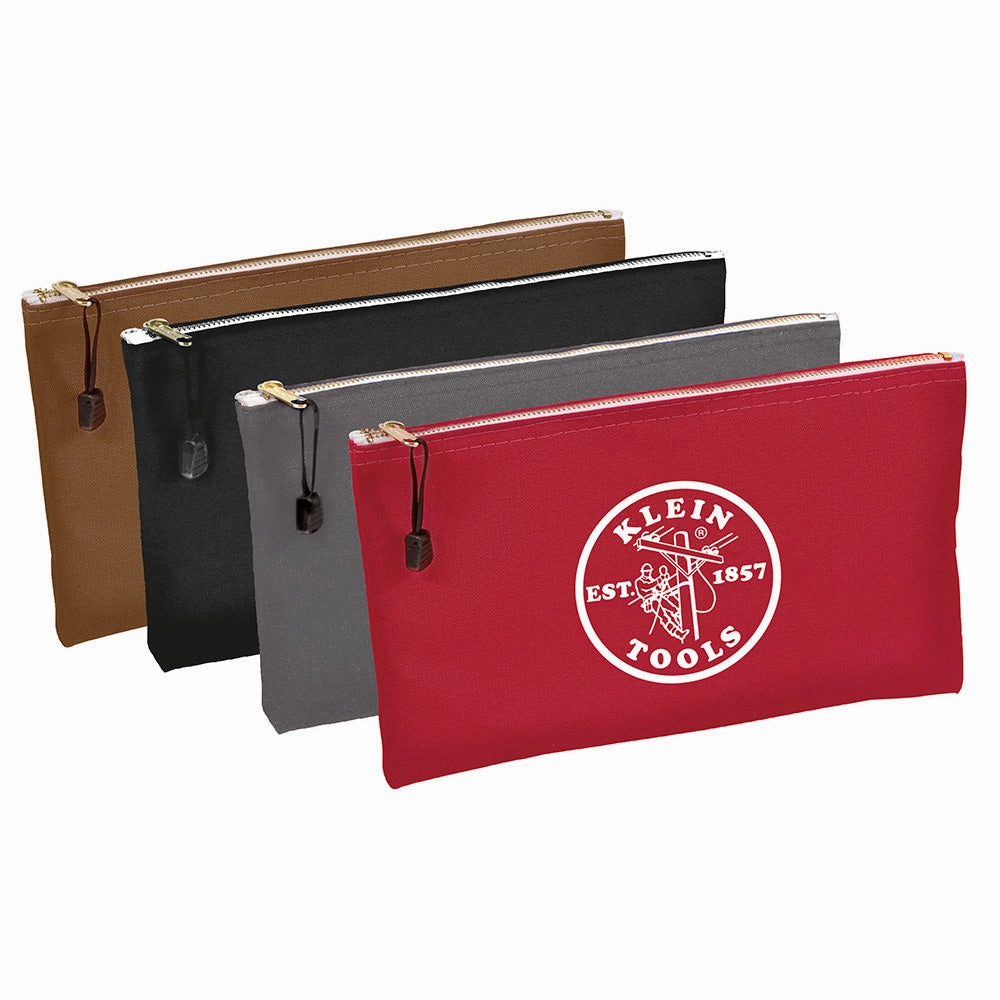 Klein Tools 5141 Canvas Bag 4 Pk Brown/Black/Gray/Red