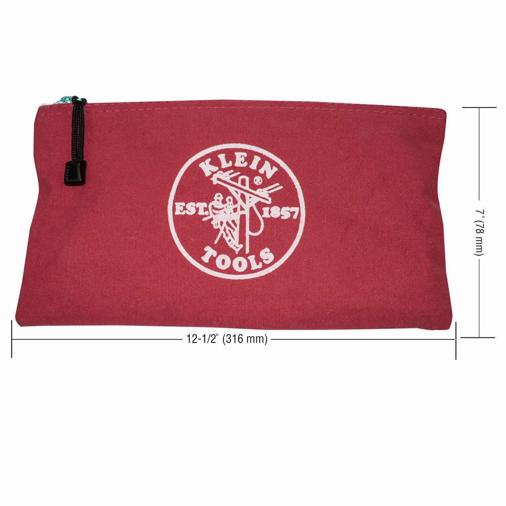 Klein Tools 5141 Canvas Bag 4 Pk Brown/Black/Gray/Red