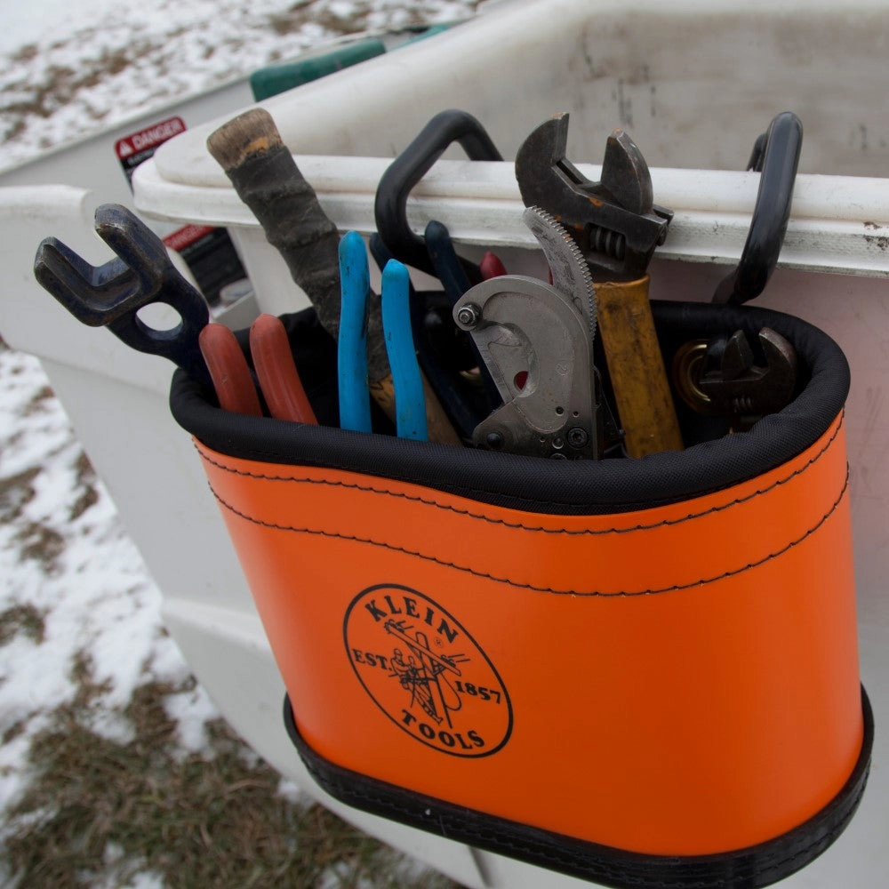 Klein Tools 5144BHB Hard-Body Oval Bucket with Kickstand