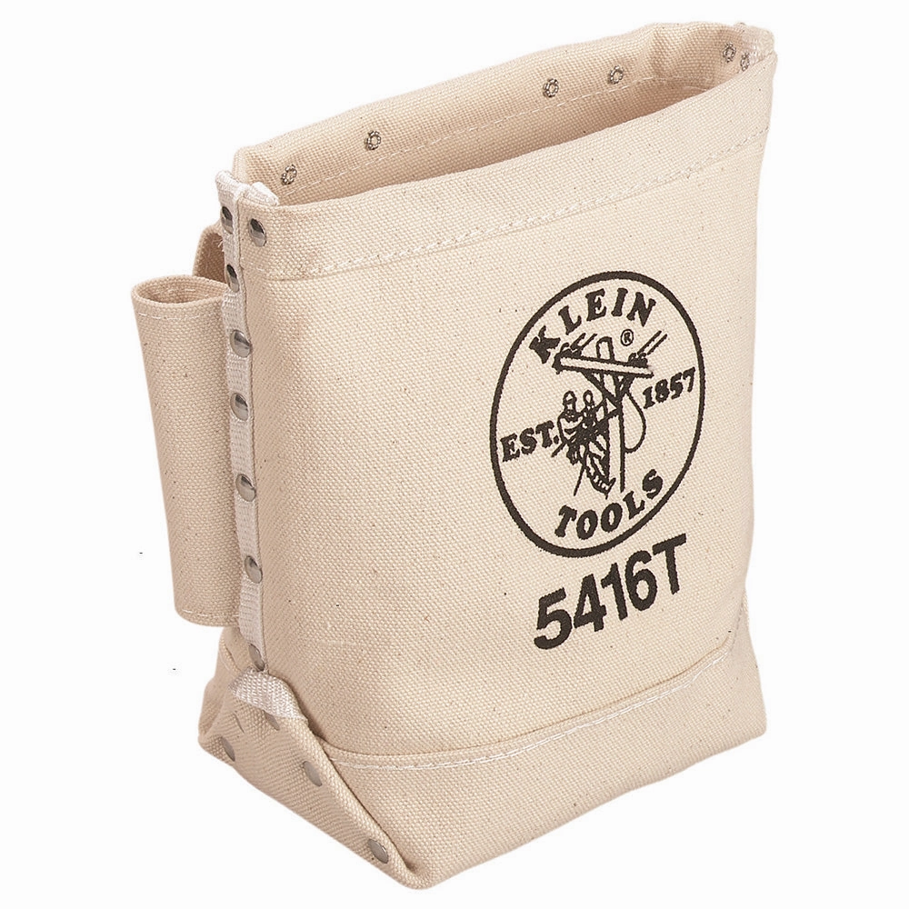 Klein Tools 5416T Canvas Bull Pin / Bolt Bag, Tunnel Loop