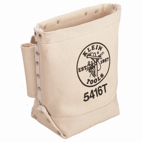 Klein Tools 5416T Canvas Bull Pin / Bolt Bag, Tunnel Loop