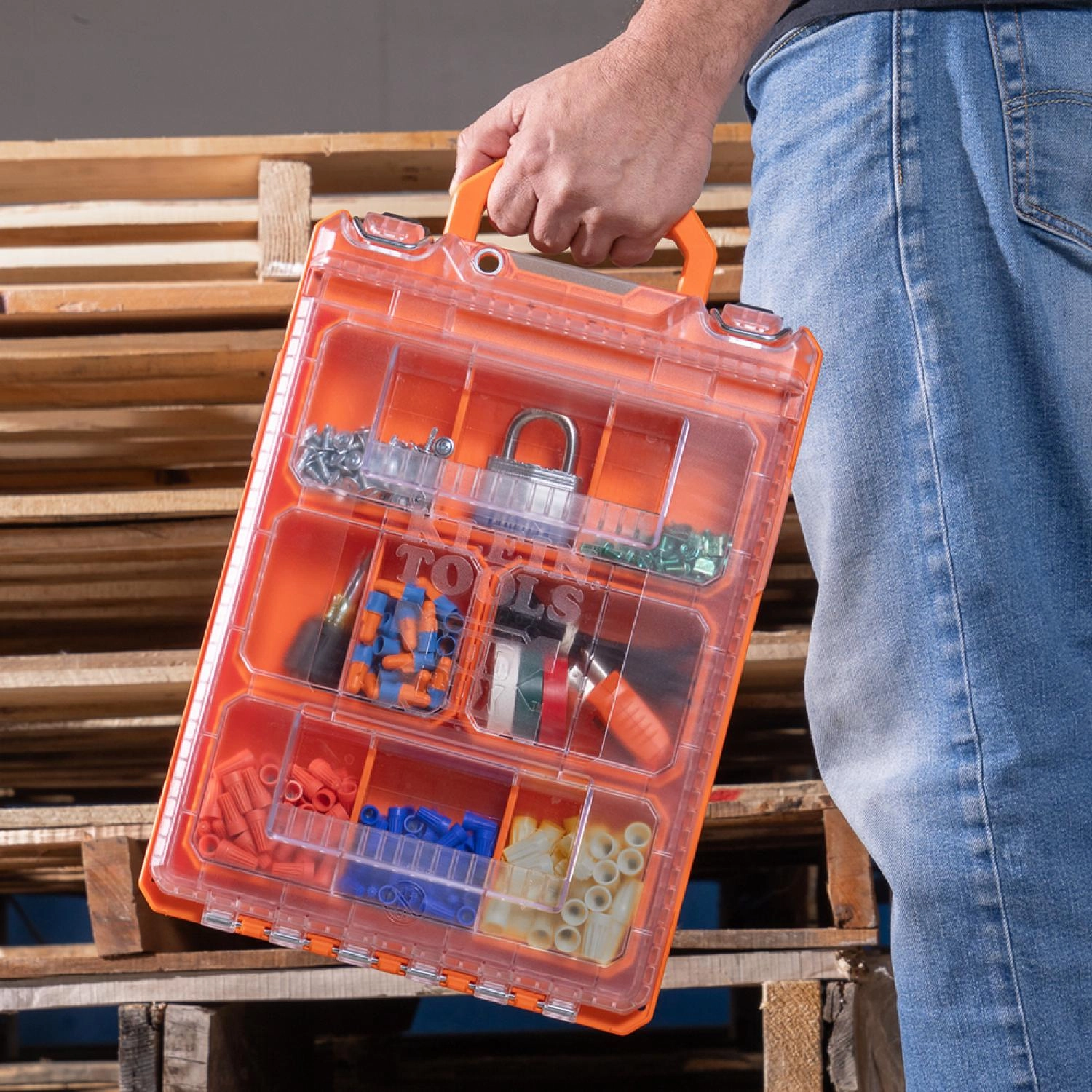 Klein Tools 54809MB MODBox Short Component Box, Half Width