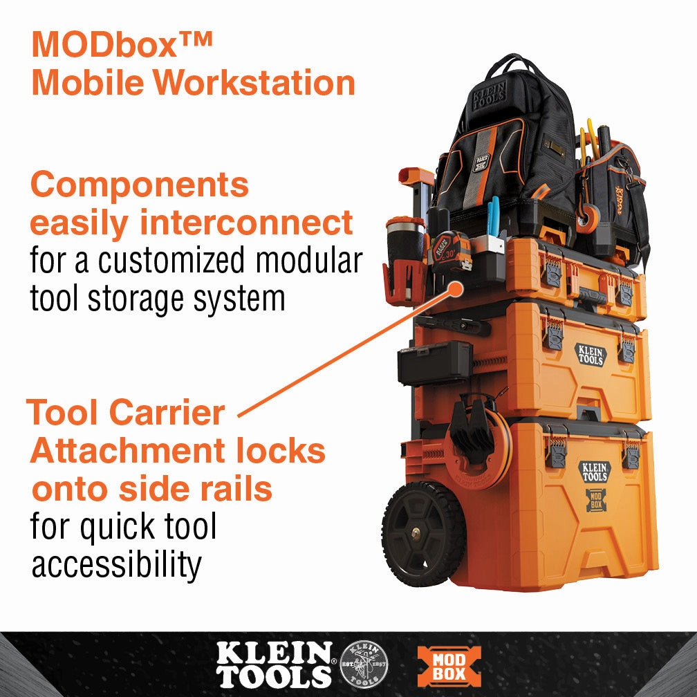 Klein Tools 54814MB MODbox Tool Carrier Rail Attachment