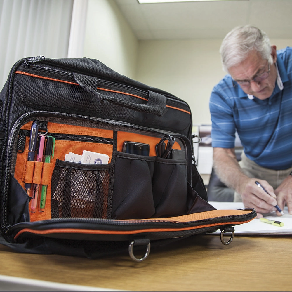 Klein Tools 55455M Tool Bag, Tradesman Pro Tech Bag with Laptop Pocket