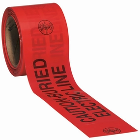 Klein Tools 58002 Caution Barricade Warning Tape, 3-Inch x 200-Foot