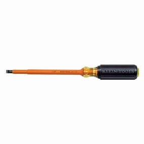 Klein Tools 602-7-INS Insulated Screwdriver, 5/16'' Cabinet, 7-Inch