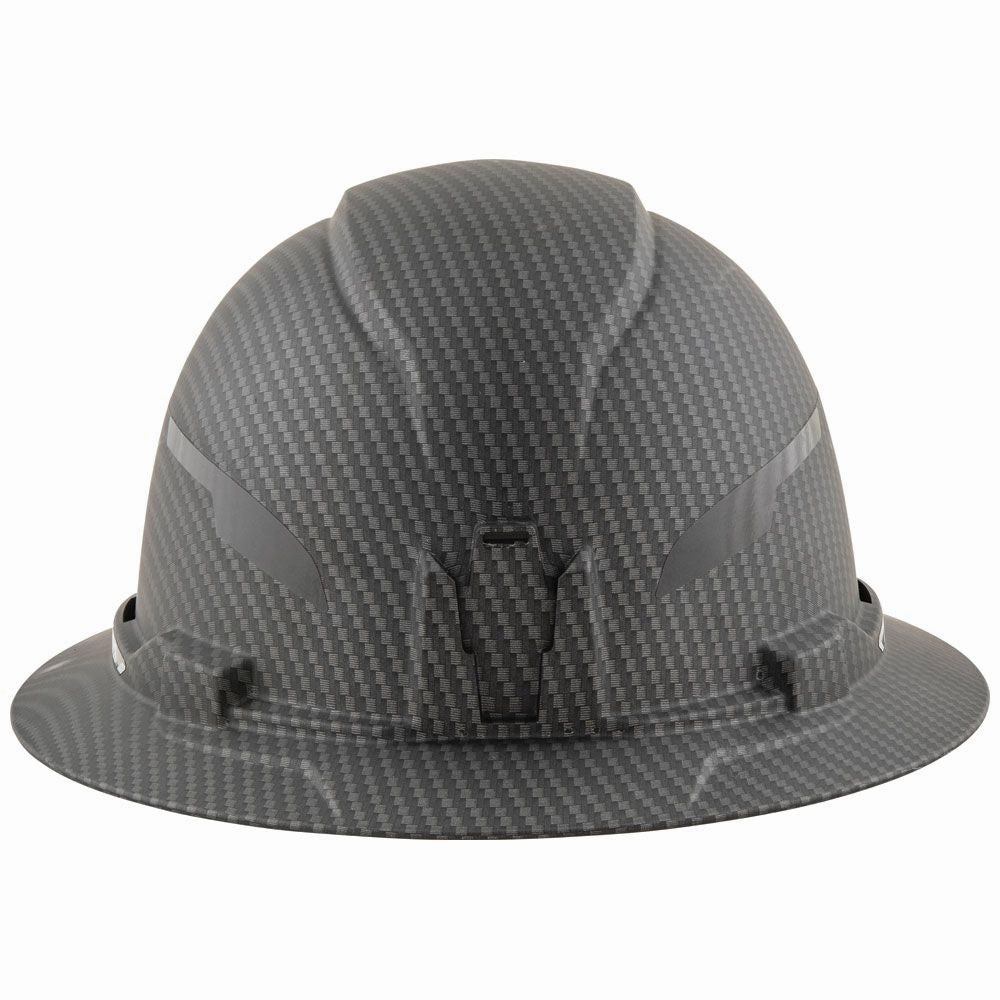 Klein Tools 60345 Hard Hat, Premium KARBN, Non-Vented Full Brim, Class E