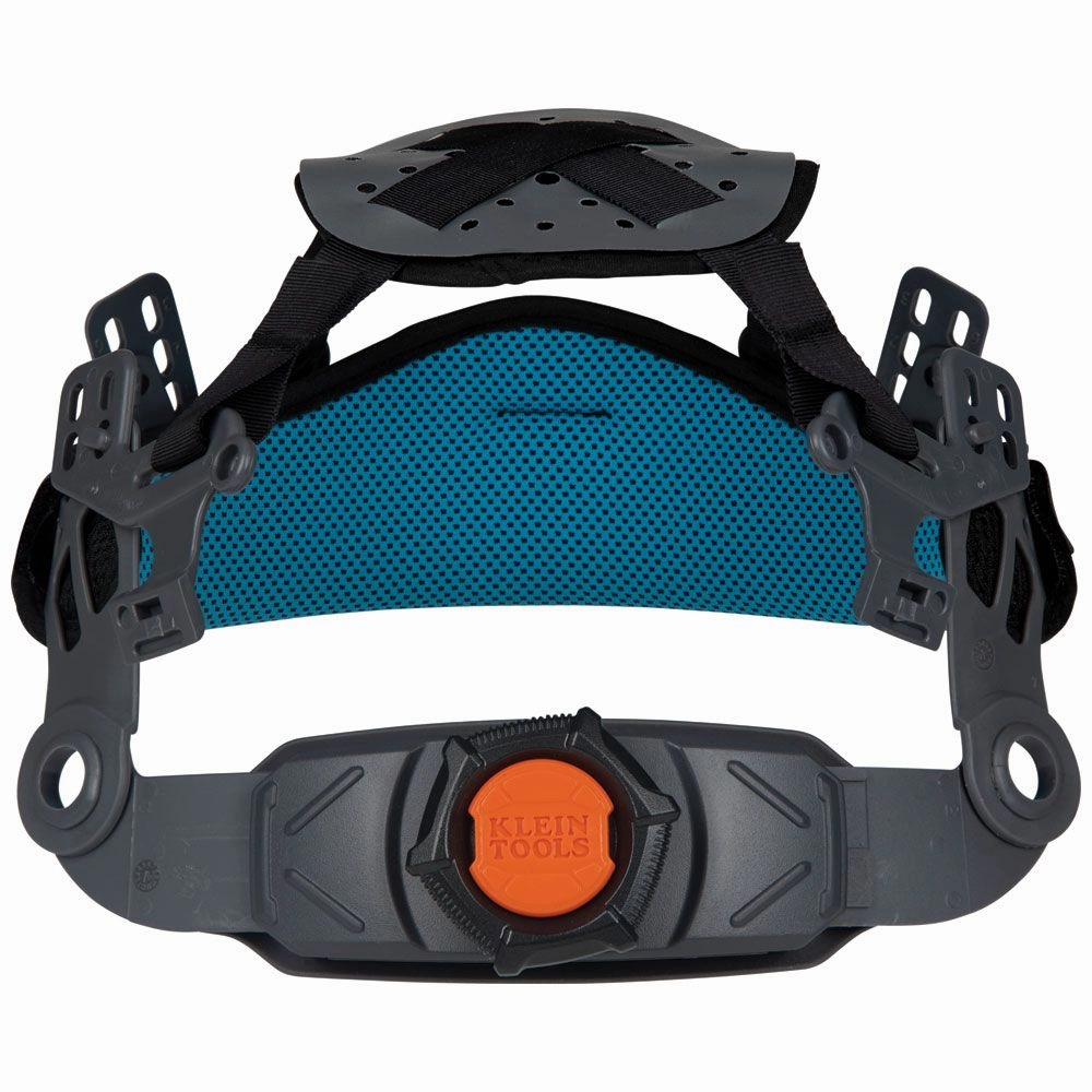 Klein Tools 60346 Hard Hat, Premium KARBN, Non-Vented Full Brim, Class E with Headlamp