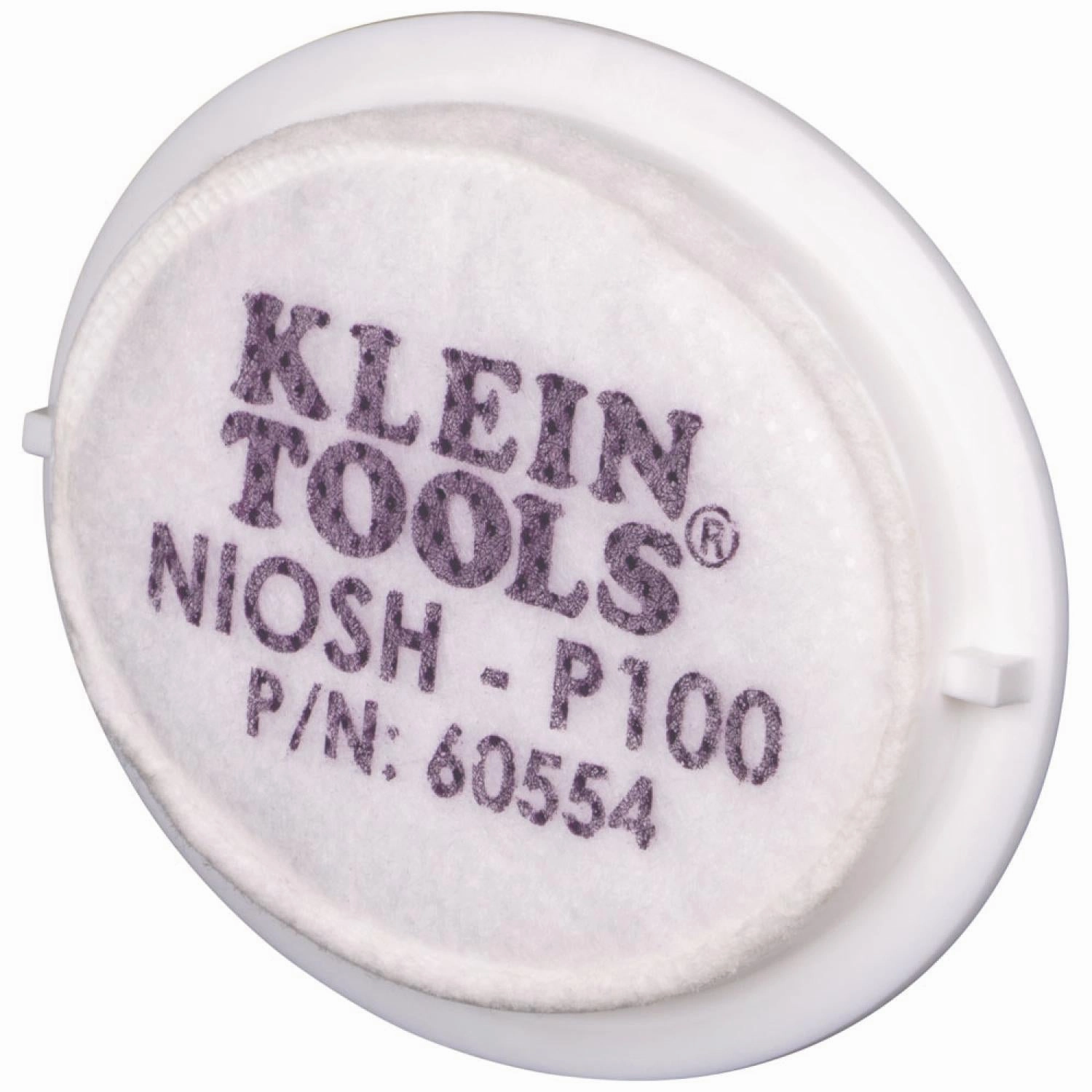 Klein Tools 60552 P100 Half-mask Respirator, M/L