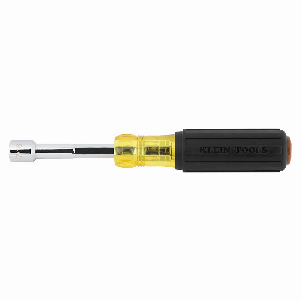 Klein Tools 654716 Color-Coded Hollow-Shaft Heavy-Duty Nut Driver, 7/16"