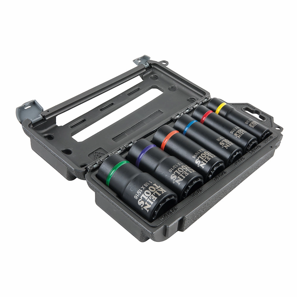 Klein Tools 66010 2-In-1 Impact Socket Set, 6-Piece