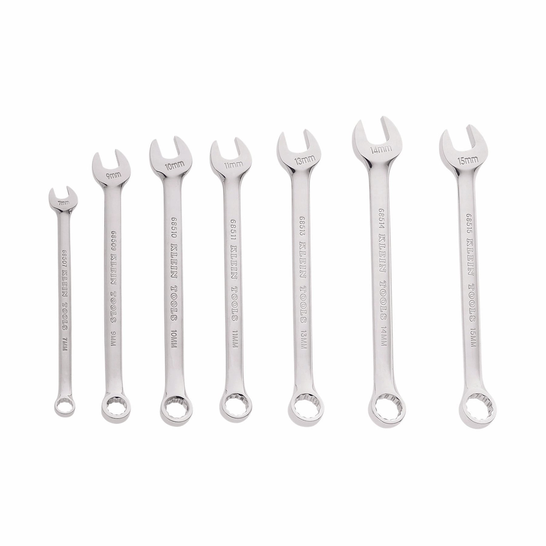 Klein Tools 68500 Metric Combination Wrench Set, 7 Piece