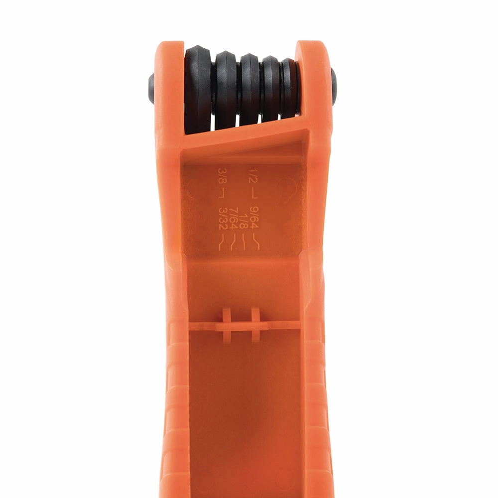Klein Tools 70550 Pro Folding Hex Key Set, 11 Fractional Inch-Sized Keys