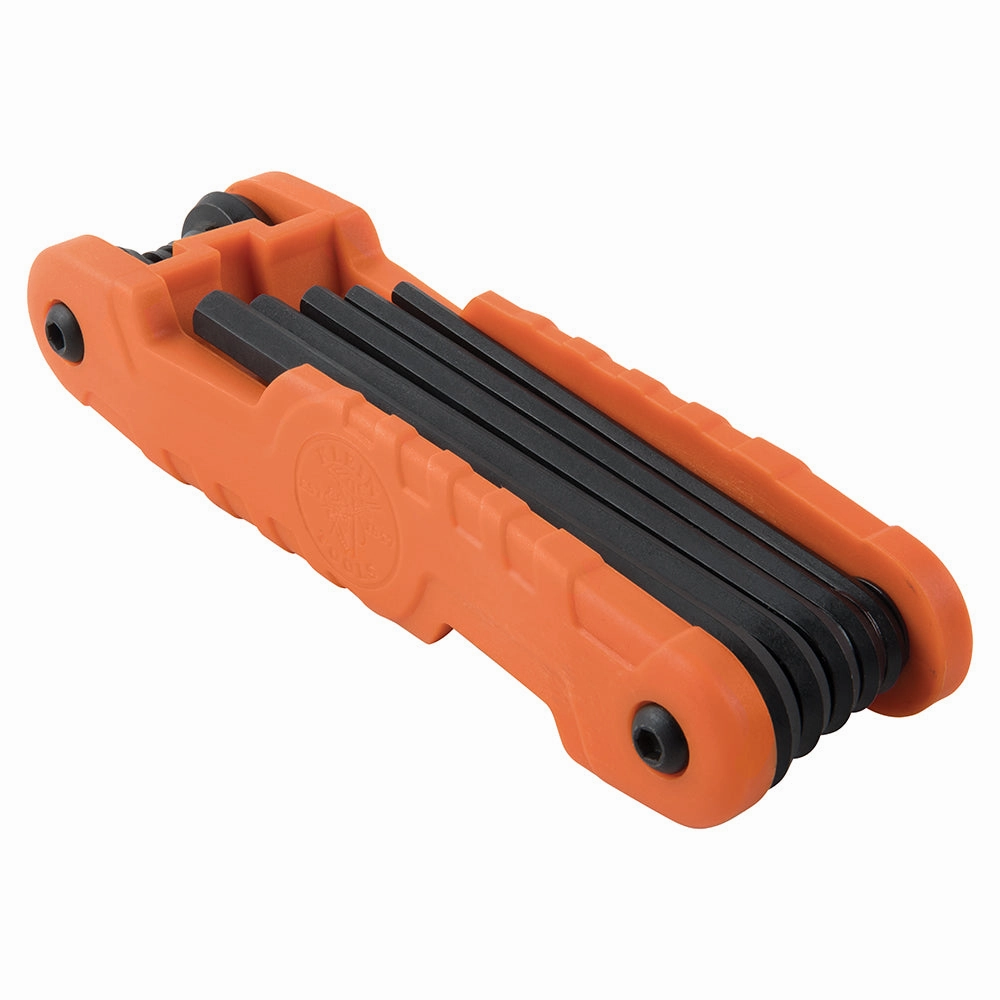Klein Tools 70550 Pro Folding Hex Key Set, 11 Fractional Inch-Sized Keys