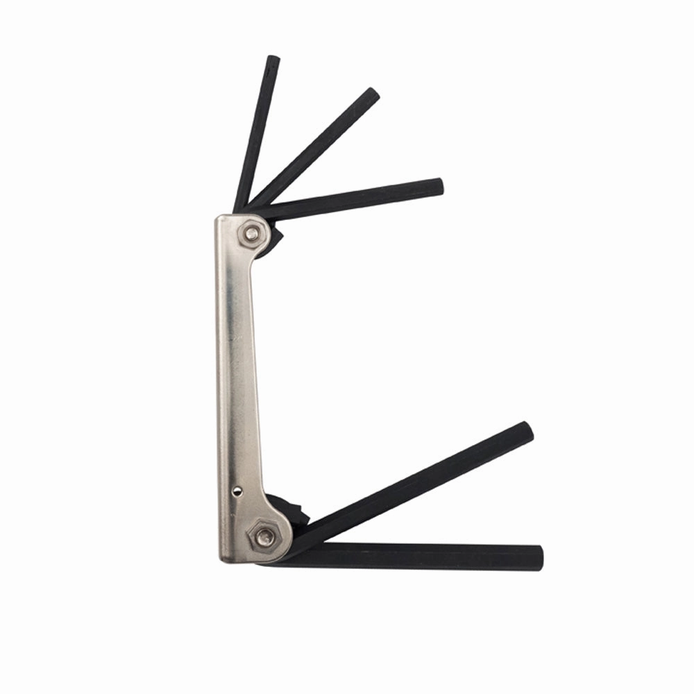 Klein Tools 70579 Folding Hex Key Set, 5-Inch, SAE, 5-Piece