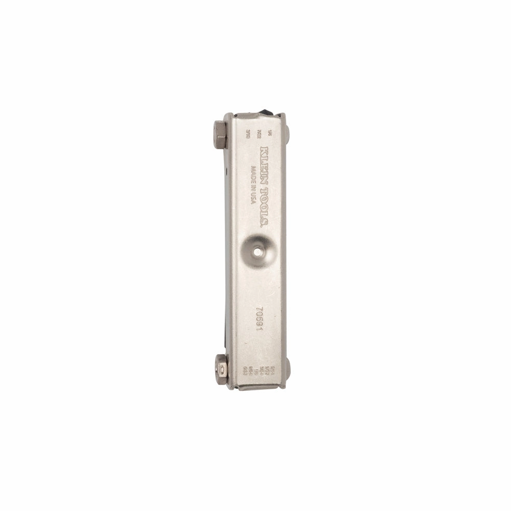 Klein Tools 70591 Folding Hex Key Set, Nine-Key, Inch Sizes
