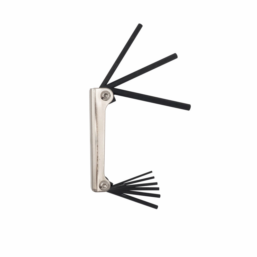 Klein Tools 70591 Folding Hex Key Set, Nine-Key, Inch Sizes