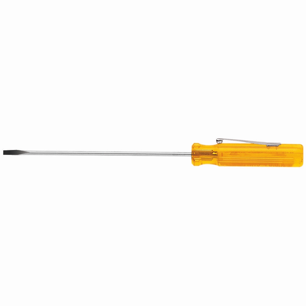 Klein Tools A130-2 Pocket Clip Screwdriver, 1/8" Tip, 2" Shaft