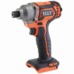 Klein Tools BAT20CD Battery-Operated Compact Impact Driver, 1/4-Inch Hex Drive, Tool Only