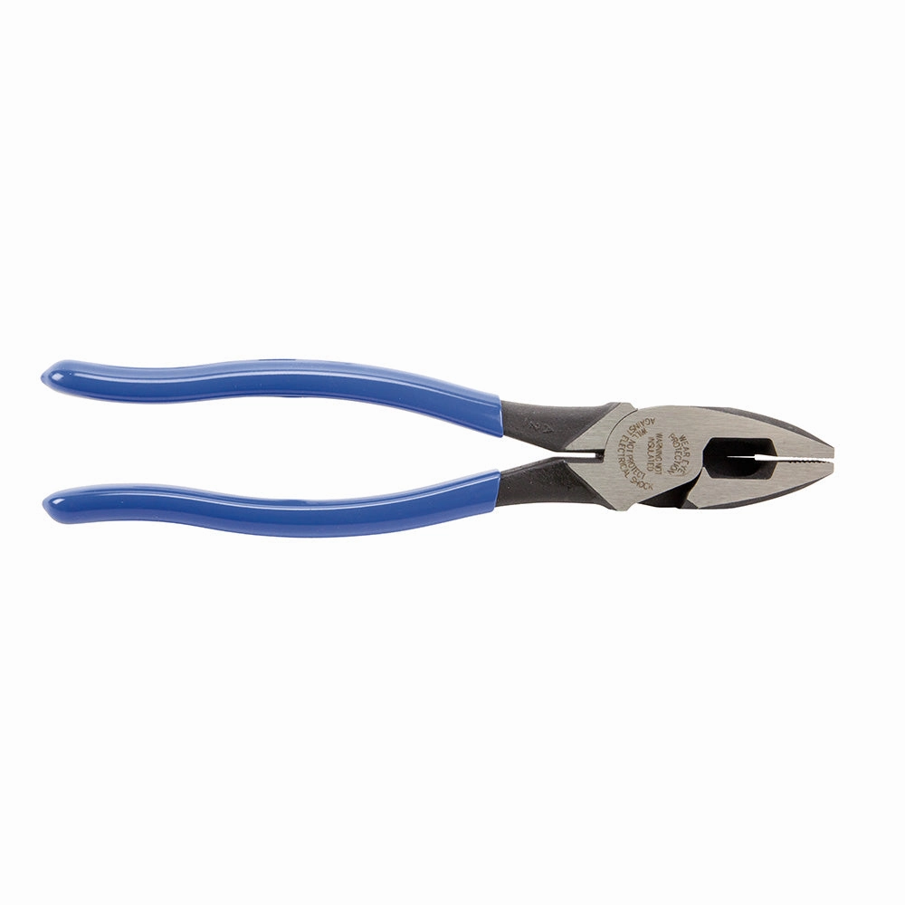 Klein Tools D2000-9NE Side Cutter Linemans Pliers Cut ACSR, Screws, Nails, Hard Wire, 9-Inch Electrical Pliers