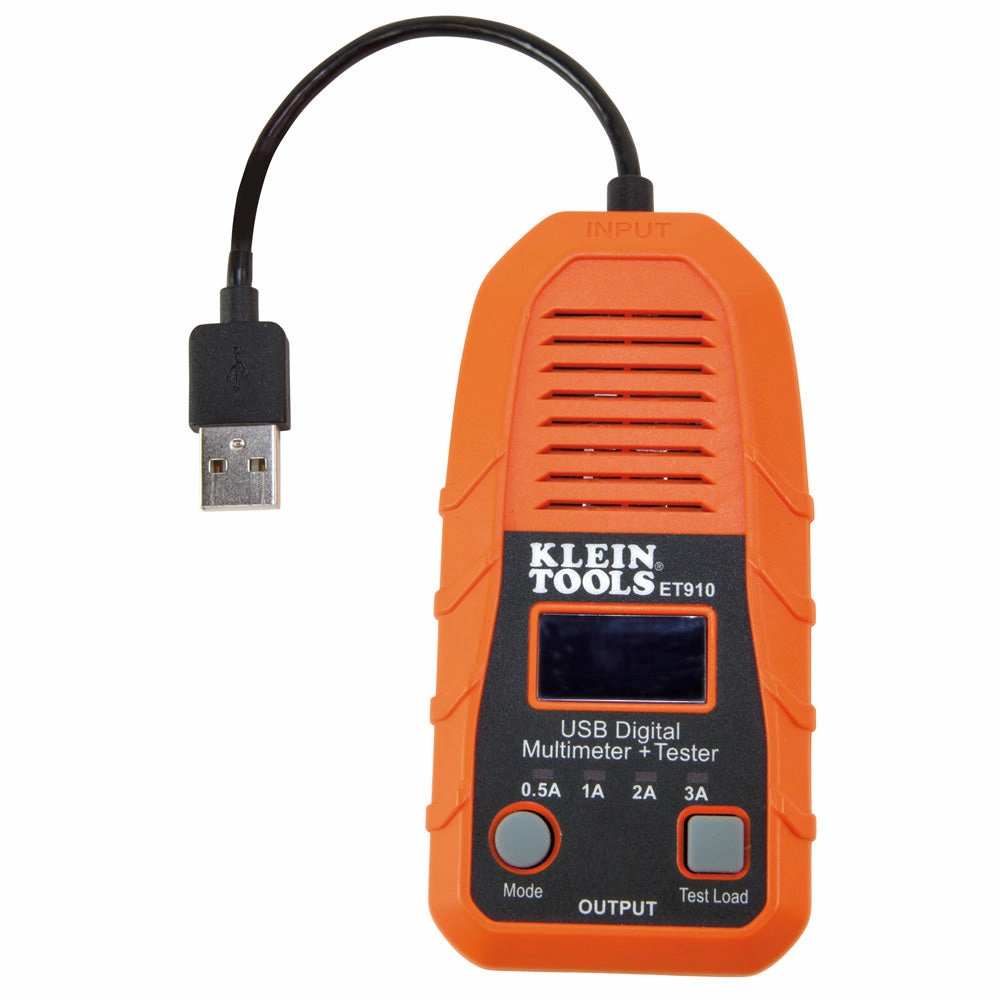 Klein Tools ET910 USB Digital Meter and Tester, USB-A (Type A)