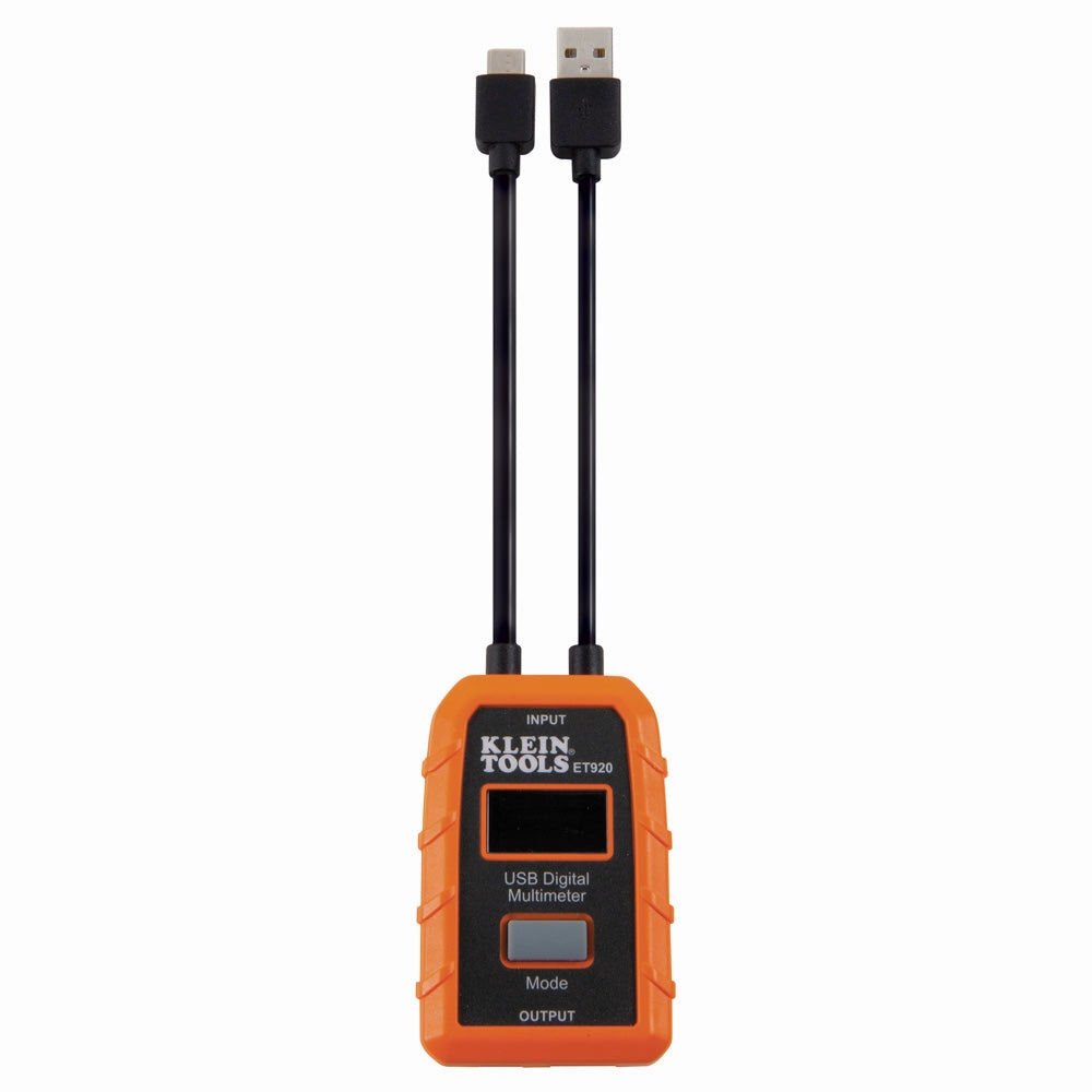 Klein Tools ET920 USB Digital Meter, USB-A and USB-C