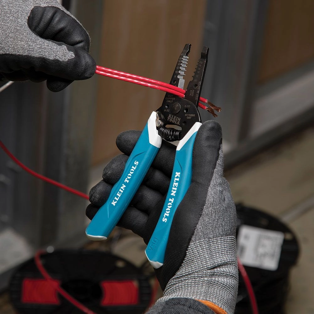 Klein Tools K11095 Klein-Kurve Wire Stripper / Cutter, 8-20 AWG