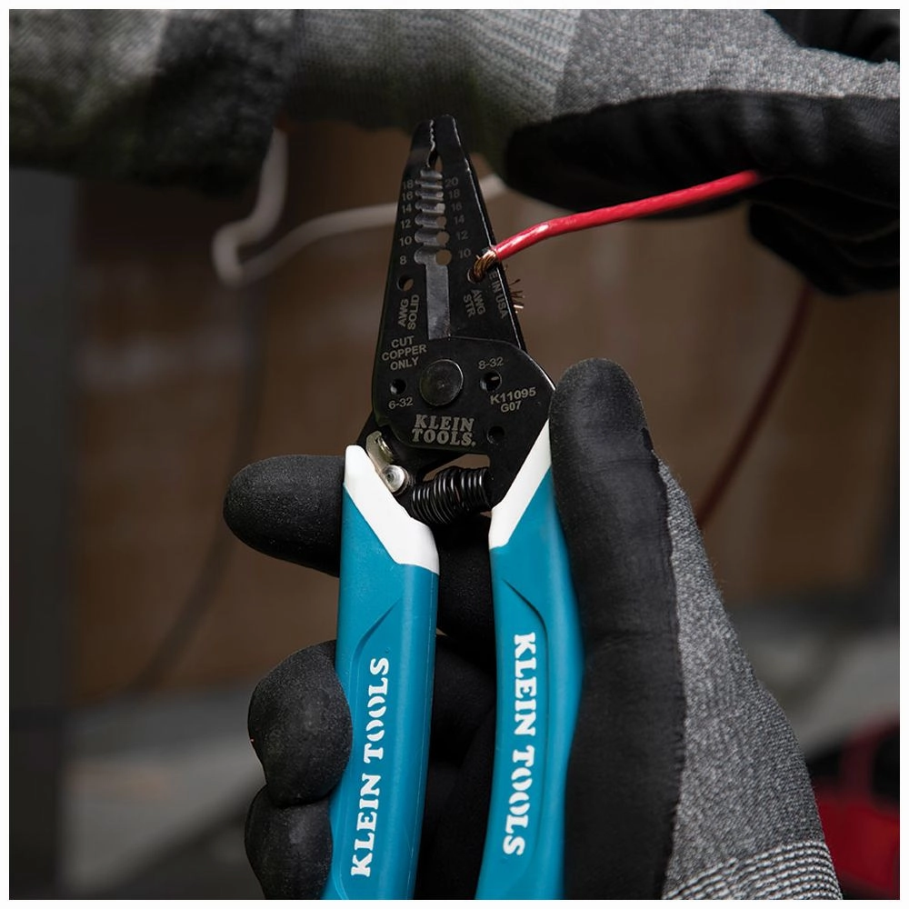 Klein Tools K11095 Klein-Kurve Wire Stripper / Cutter, 8-20 AWG