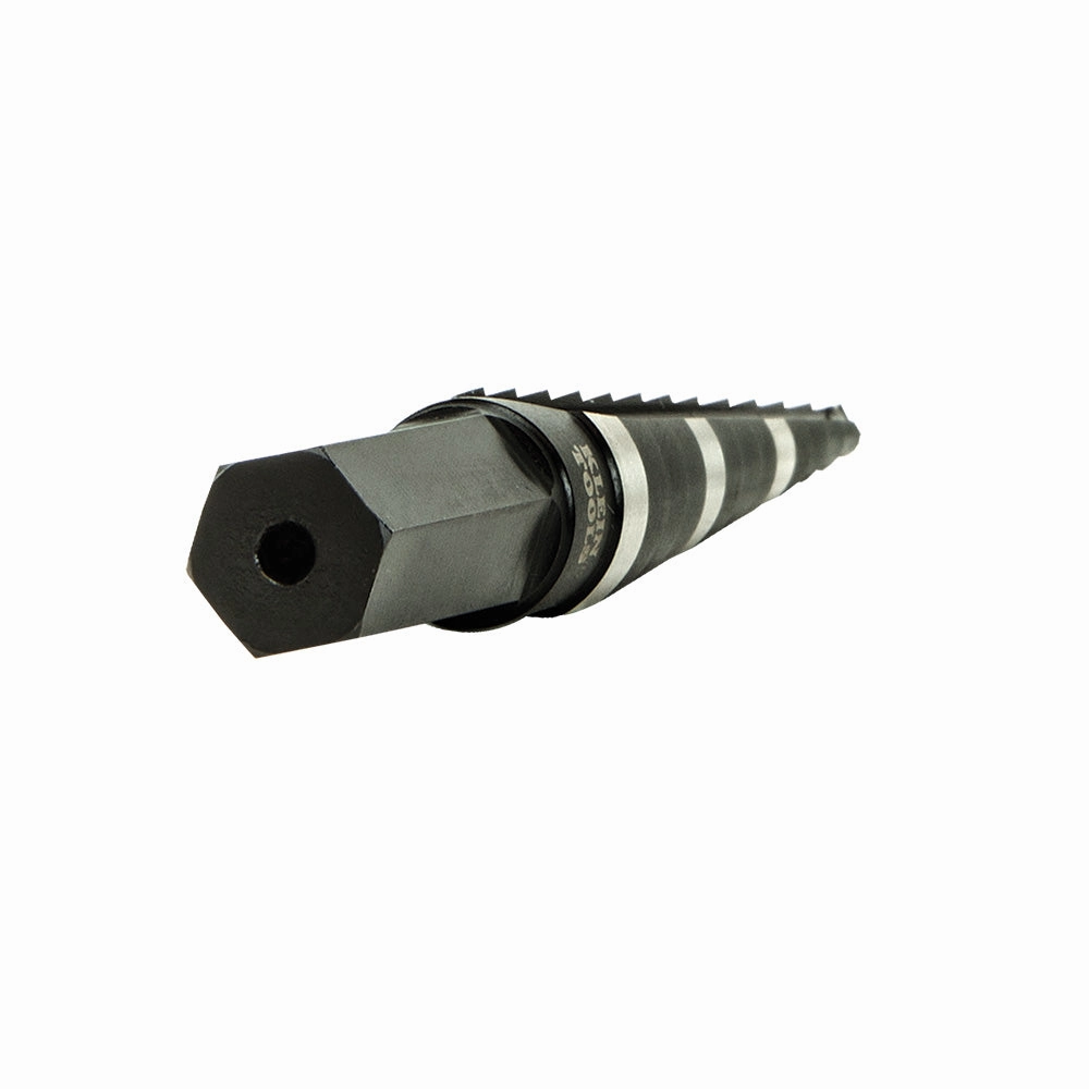 Klein Tools KTSB01 Step Drill Bit Double-Fluted #1, 1/8" to 1/2"