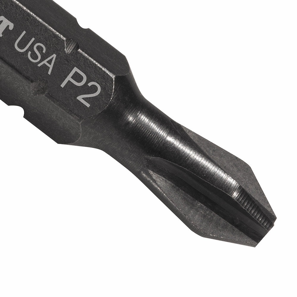 Klein Tools PH215 Phillips Insert Power Driver, #2 x 1", 5-Pack