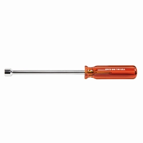 Klein Tools S146 Nut Driver, Hollow Shaft, 6" x 7/16"
