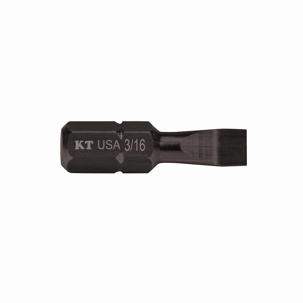 Klein Tools SL31615 Slotted Power Drivers, 1" x 3/16", 5-Pack