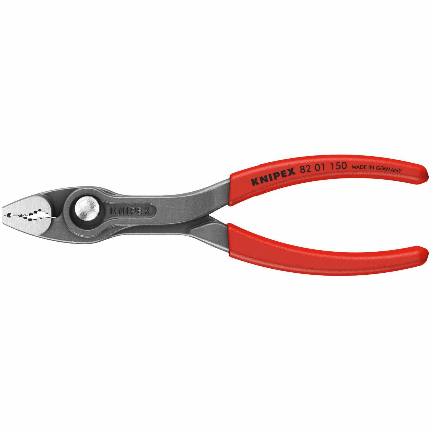 Knipex 00 19 61 V01 TwinGrip Plastic Dipped Pliers Set and Tool Roll, 6", 8" and 10"