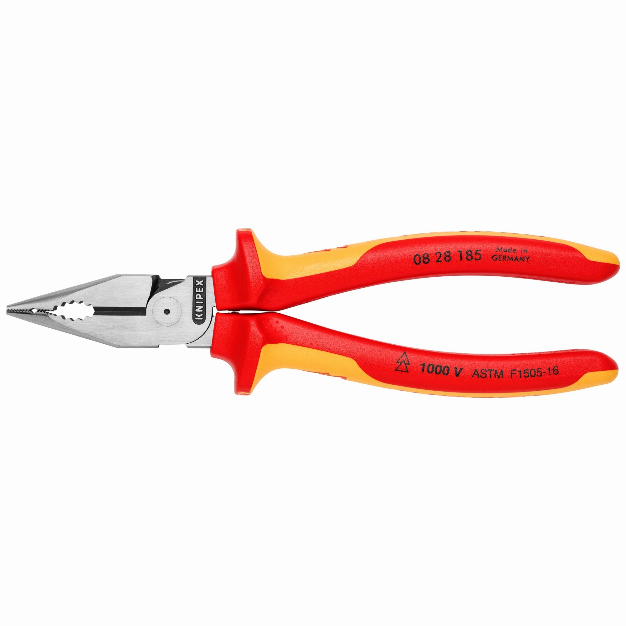 Knipex 08 28 185 SBA 7 1/4" Needle-Nose Combination Pliers-1000V Insulated