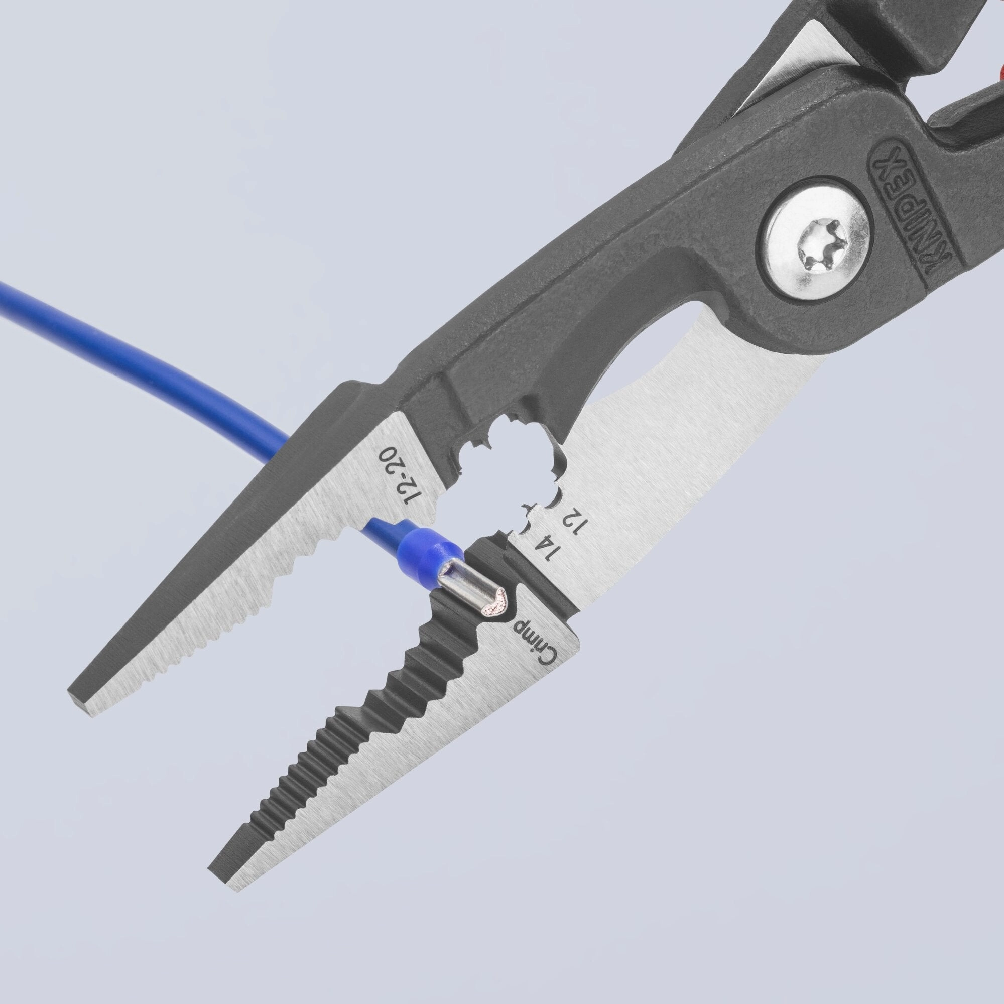 Knipex 13 82 8 SBA 8" 6-in-1 Electrical Installation Pliers 12 and 14 AWG