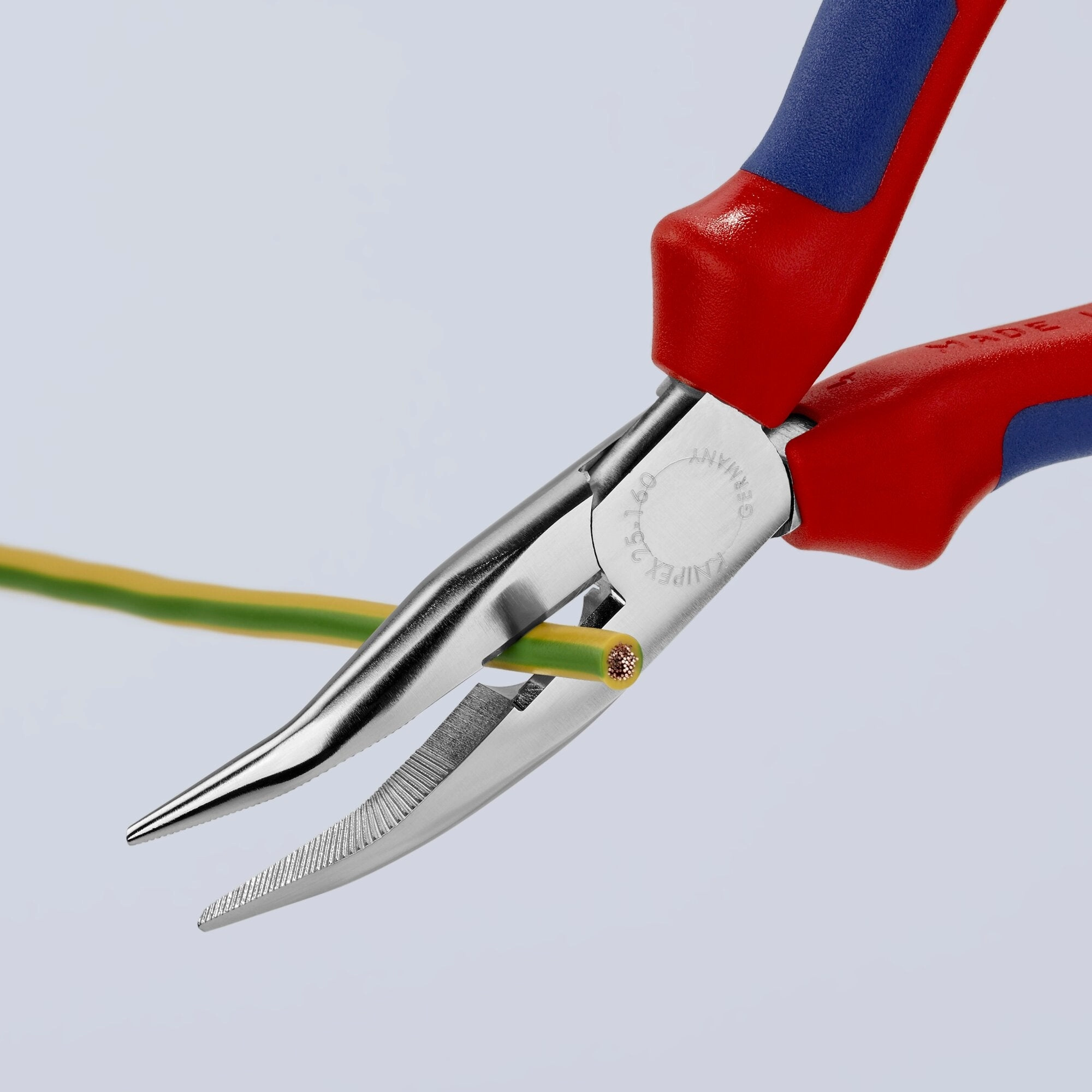 Knipex 25 25 160 6 1/4" Long Nose 45 Angled Pliers with Cutter