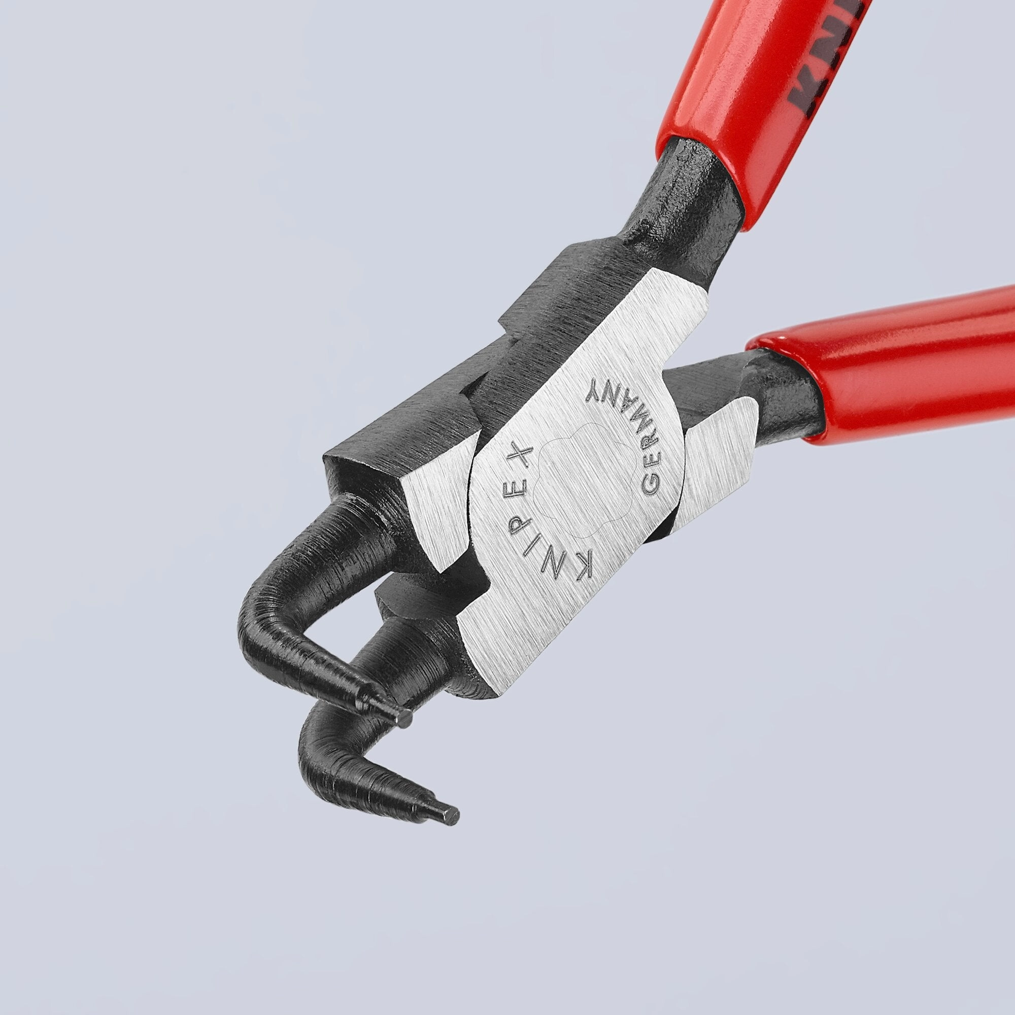 Knipex 44 21 J11 SBA 5 1/8" Internal 90 Angled Snap Ring Pliers-Forged Tips