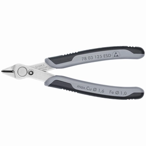 Knipex 78 03 125 ESD 5" Electronics Super Knips-ESD Handles