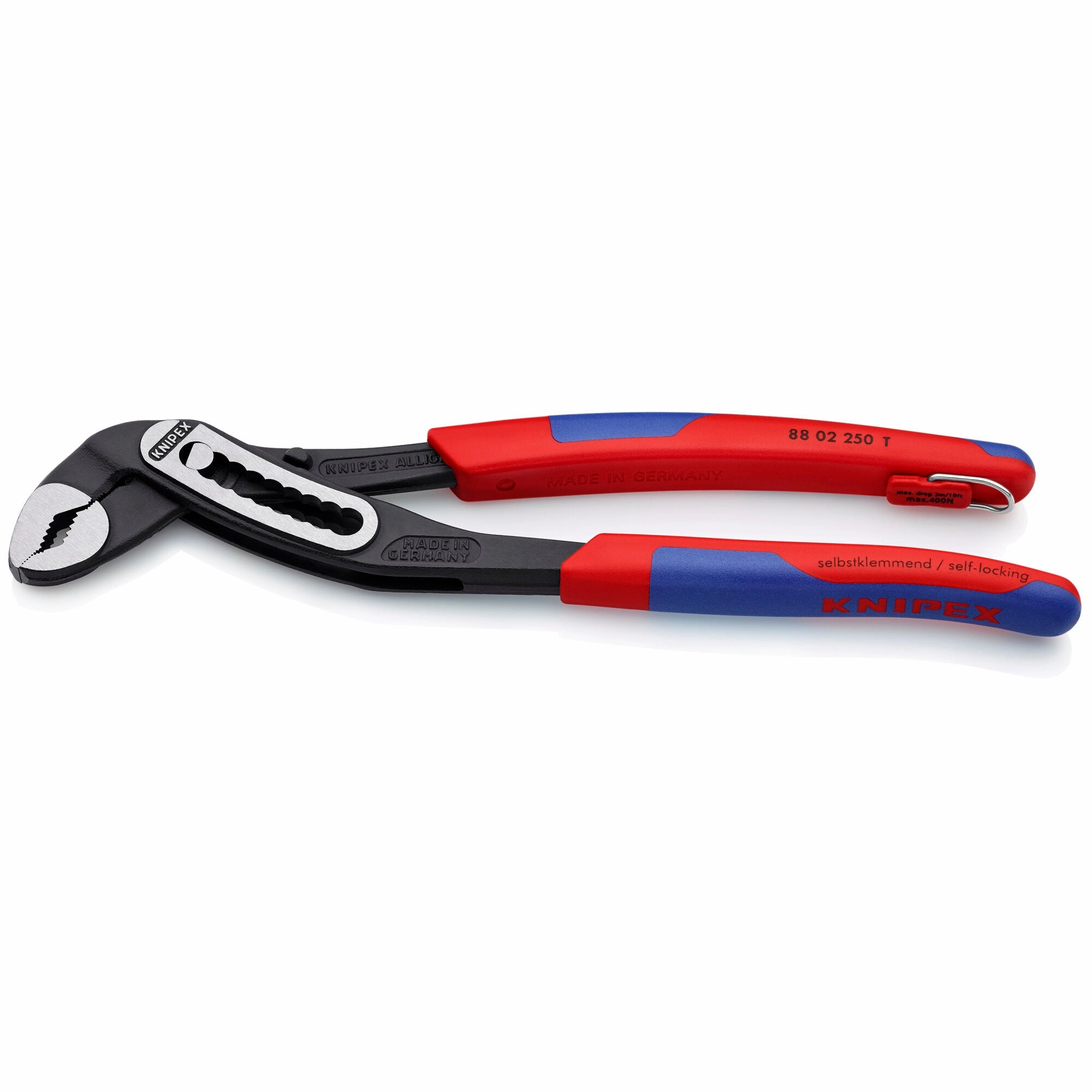 Knipex 88 02 250 T BKA 10" Alligator Water Pump Pliers-Tethered Attachment