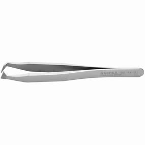 Knipex 92 11 01 4 1/2" Stainless Steel Cutting Tweezers-135Angled