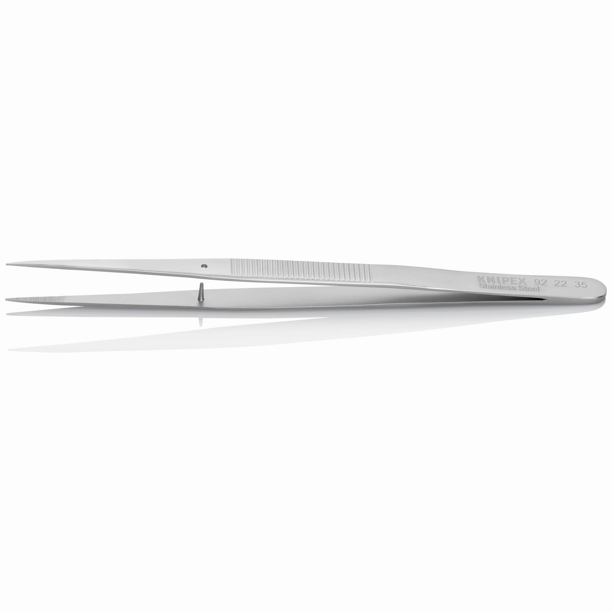 Knipex 92 22 35 6" Stainless Steel Gripping Tweezers-Pointed Tips
