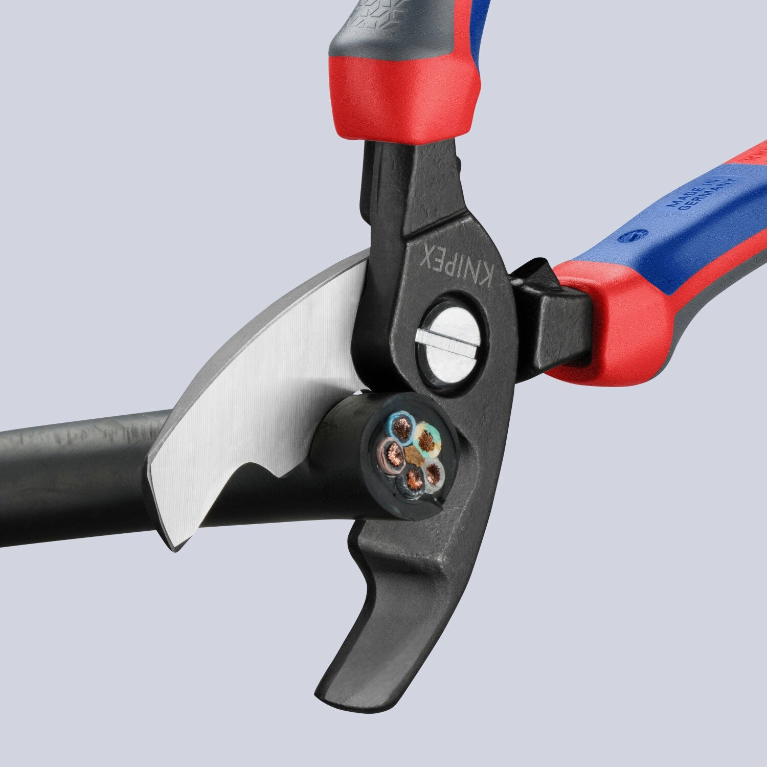 Knipex 95 12 200 SBA KnipeXtend Cable Shears - Twin Cutting Edges, 8"