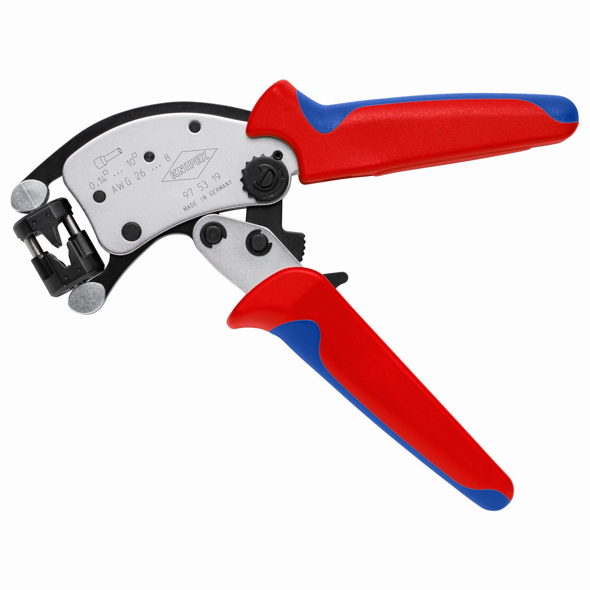 Knipex 97 53 19 8" KNIPEX Twistor T Self-Adjusting Crimping Pliers for Wire Ferrules
