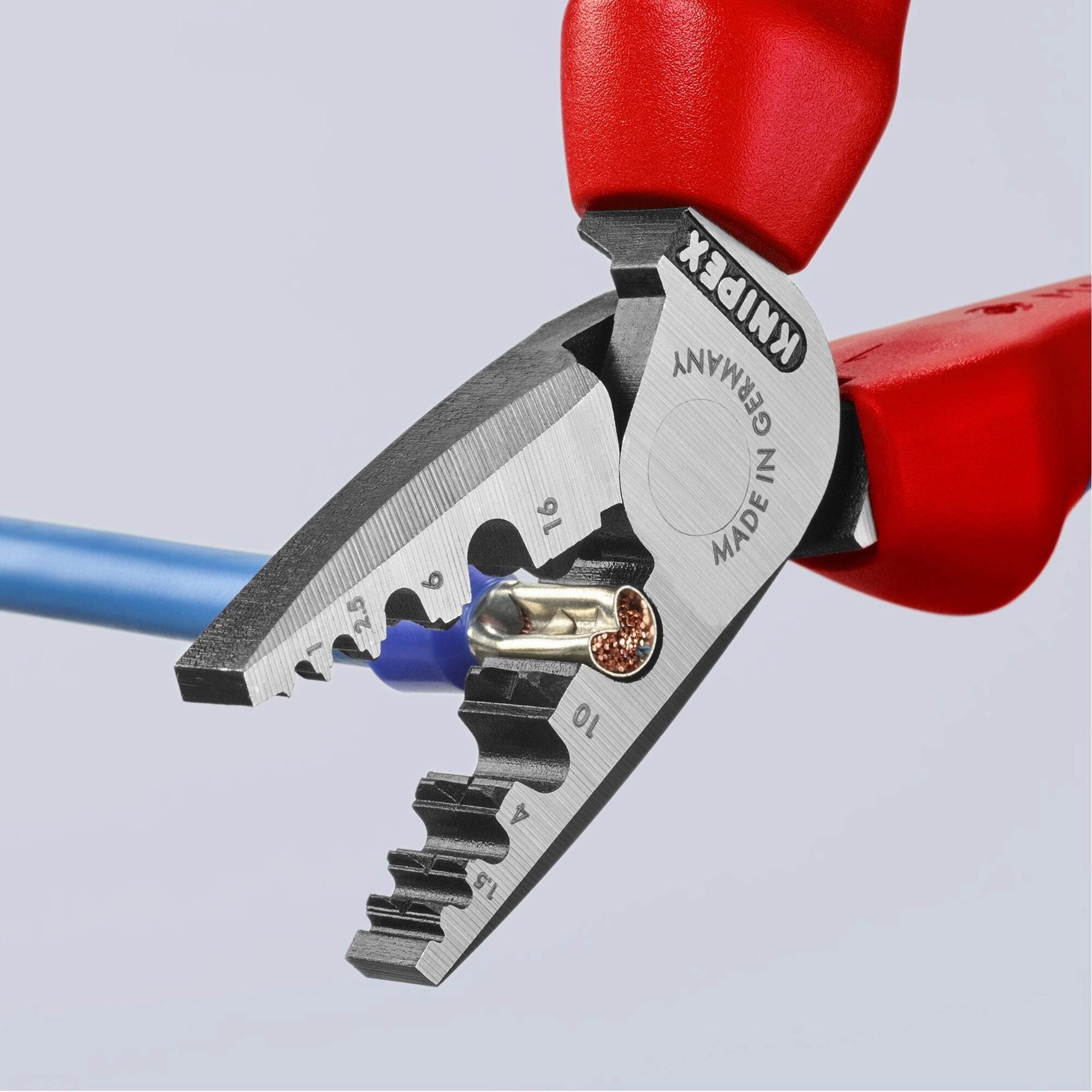 Knipex 97 72 180 7 1/4" Crimping Pliers for Wire Ferrules  - Old Version