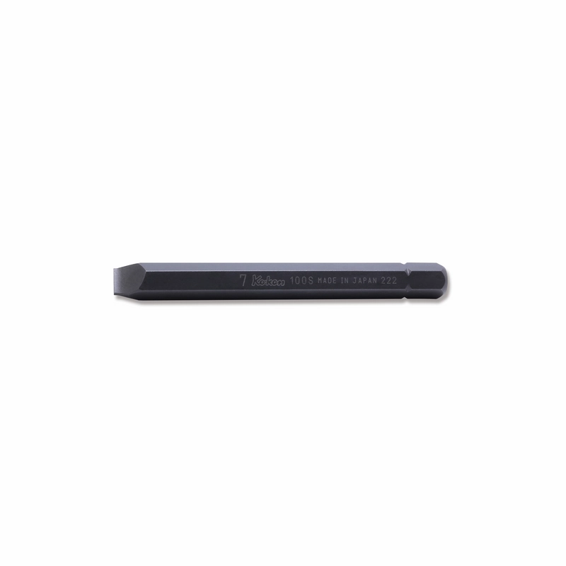 Ko-Ken 100S.80-11 5/16 Hex Dr. Bit Slotted 1.6 x 11 Length 80mm